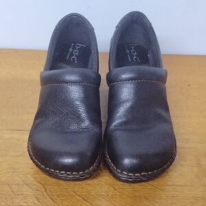 BOC Born Concept Shoes Black Leather Upper Womens Size 6.5 See Description